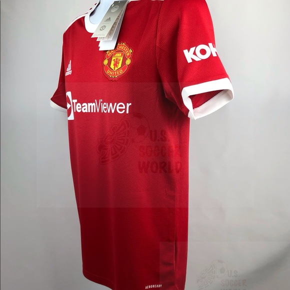 Cristiano Ronaldo #7 Manchester United 2021 Home Soccer Jersey Man U - Picture 13 of 16